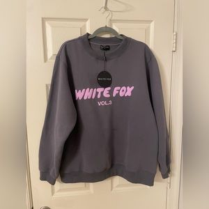 White Fox Boutique Offstage Sweater NWT